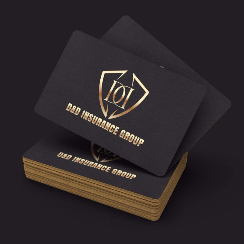Modern minimalistic insurance company logo design