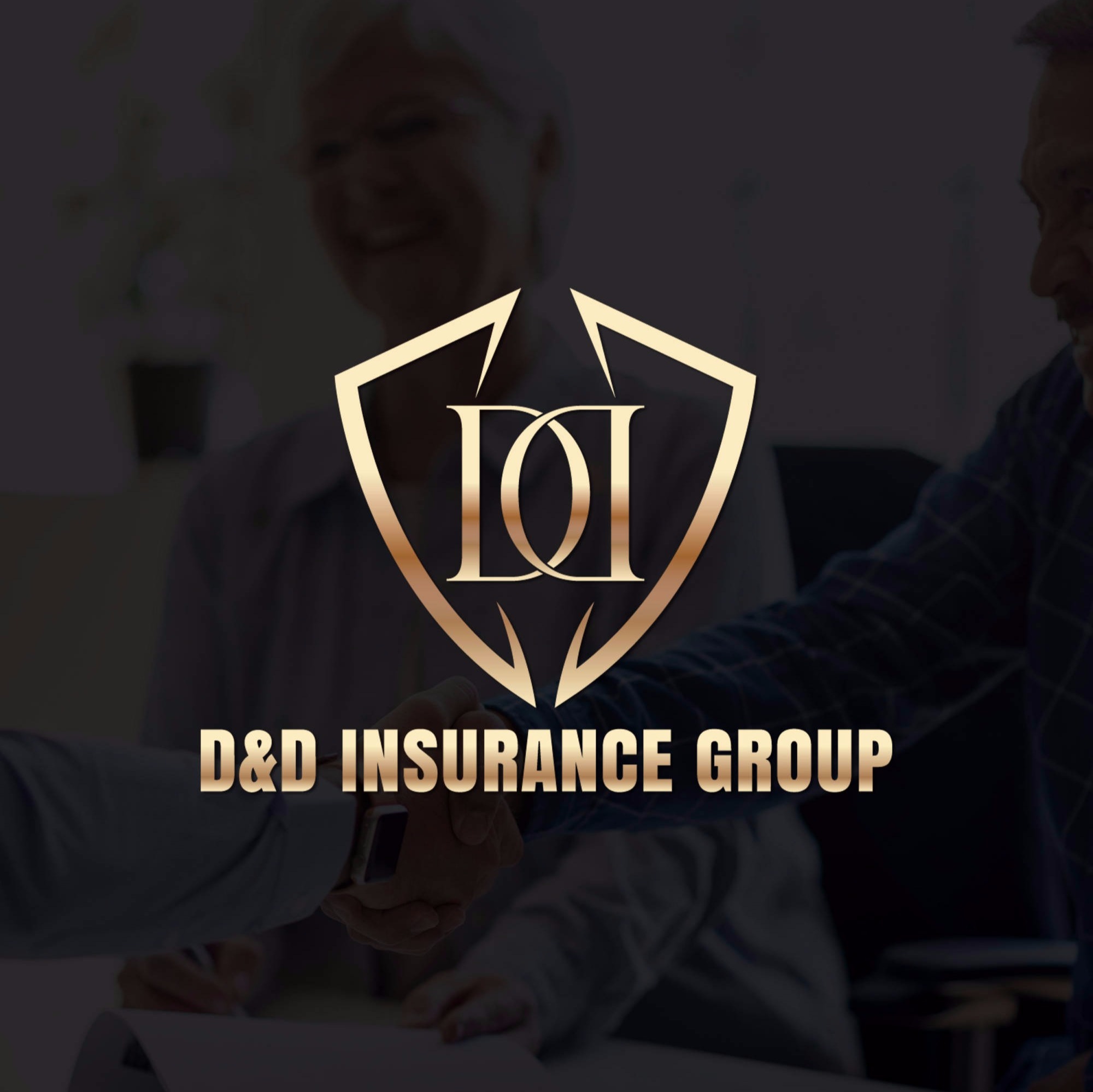 Modern minimalistic insurance company logo design